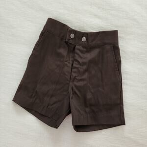 Vintage 70s Brown High Waisted Shorts 4t/5t